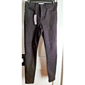 NWT TOPSHOP JAMIE W29 woman black ORGANIC denim skinny stretch jeans Turkey made